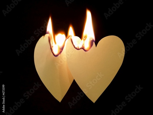 two hearts on fire