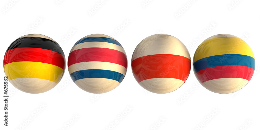 Naklejka premium world cup group a
