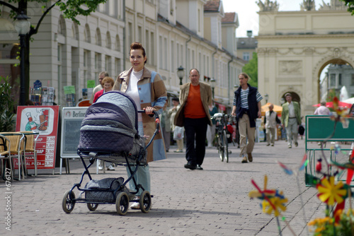 mutter auf boulevard