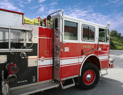 Slika na platnu fire engine