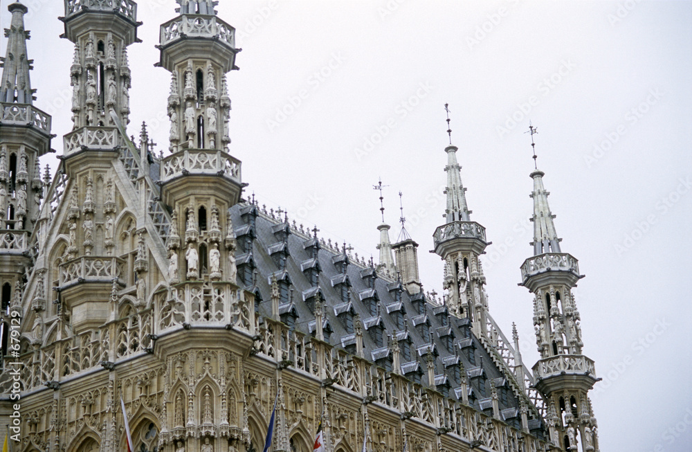 Fotografie city hall leuven, belgium