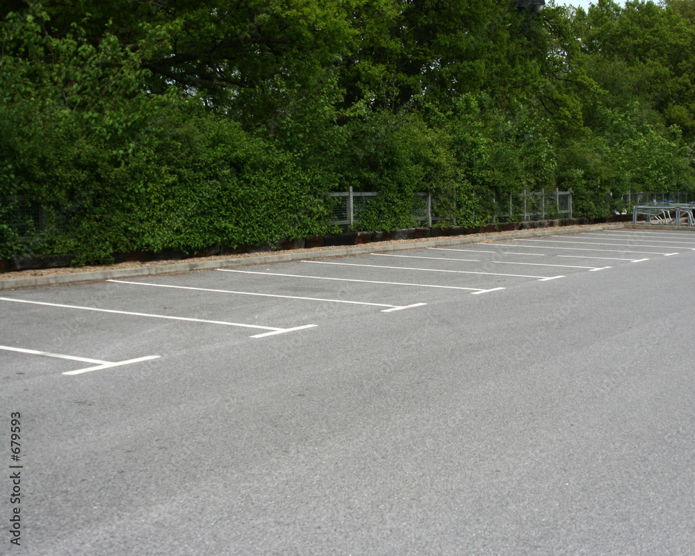 Obraz premium empty car park