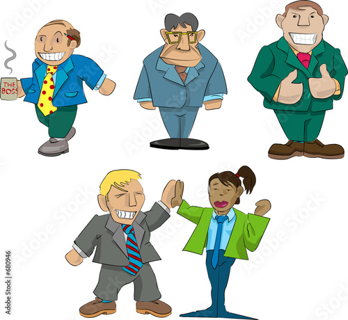 office caricatures
