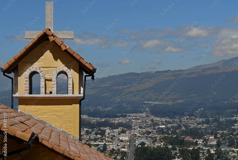 church on mountains