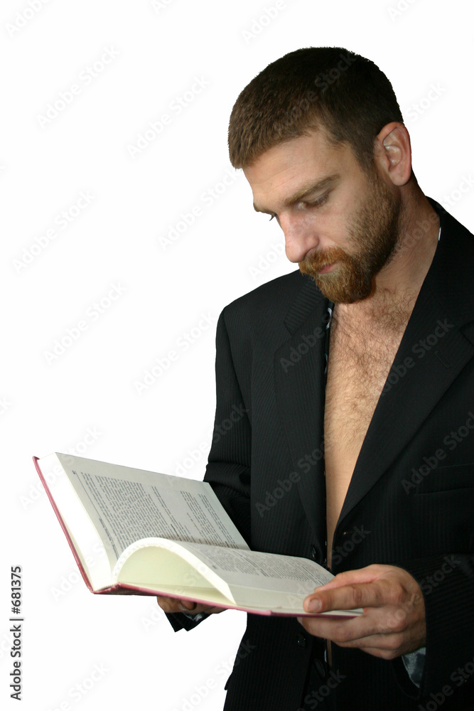man reading man reading
