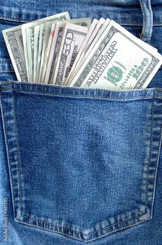 money in pocket