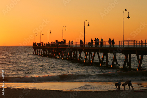 evening ocean photo