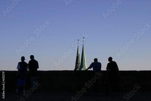 menschensilhoutte