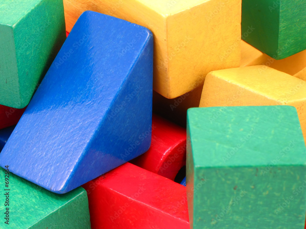 Obraz na plátně blocks