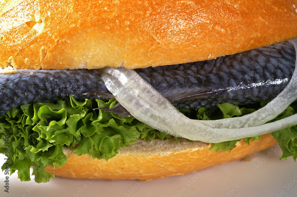 fischbrötchen mit bismarck – Stock-Foto | Adobe Stock