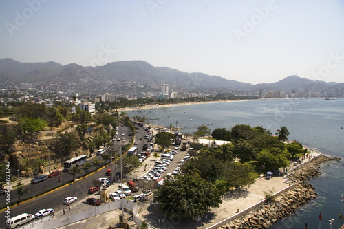 acapulco buildings and bay