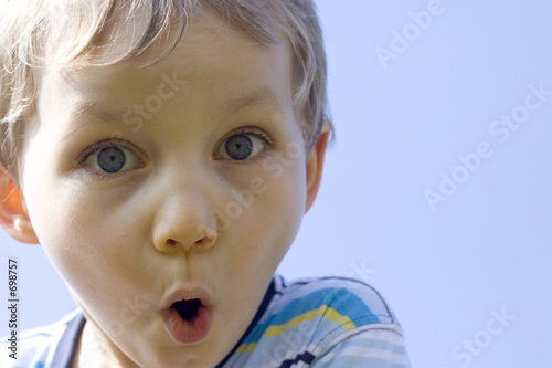 suprised boy