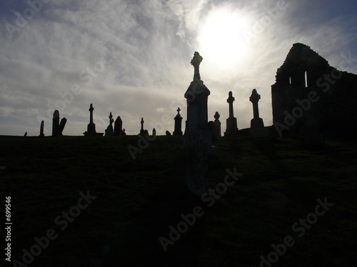 graveyard silhouette