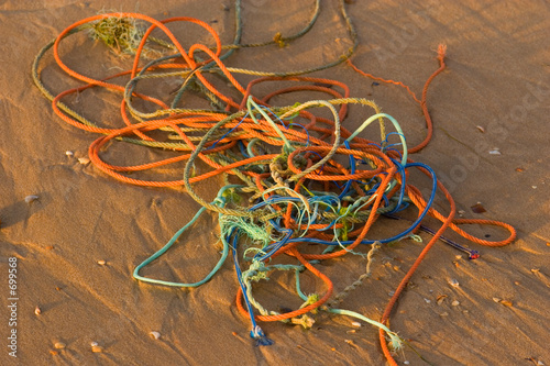 ropes in beach