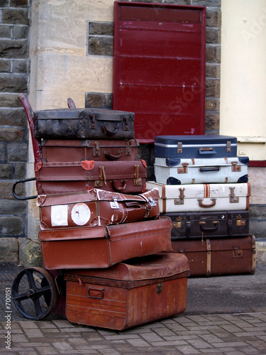 old suitcases