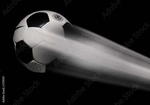 soccer - football flying