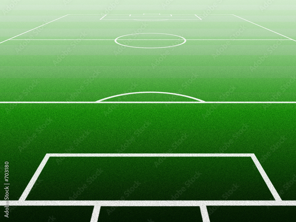 Obraz premium fussballspielfeld