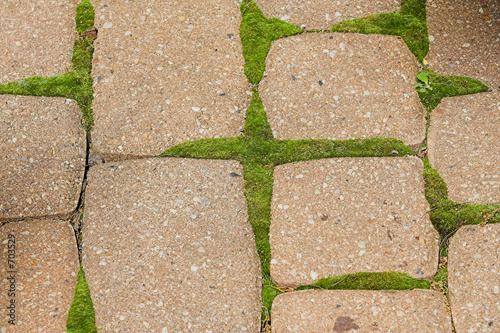 stone patio