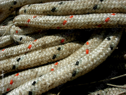 cordage d'un bateau