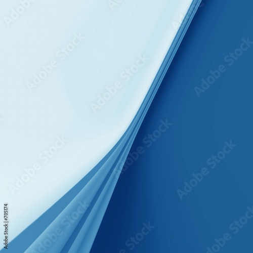 blue background with fold