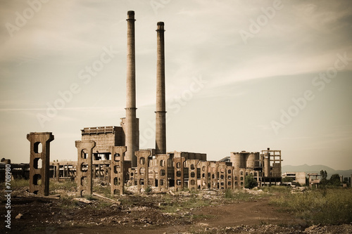 abandoned industrial photo