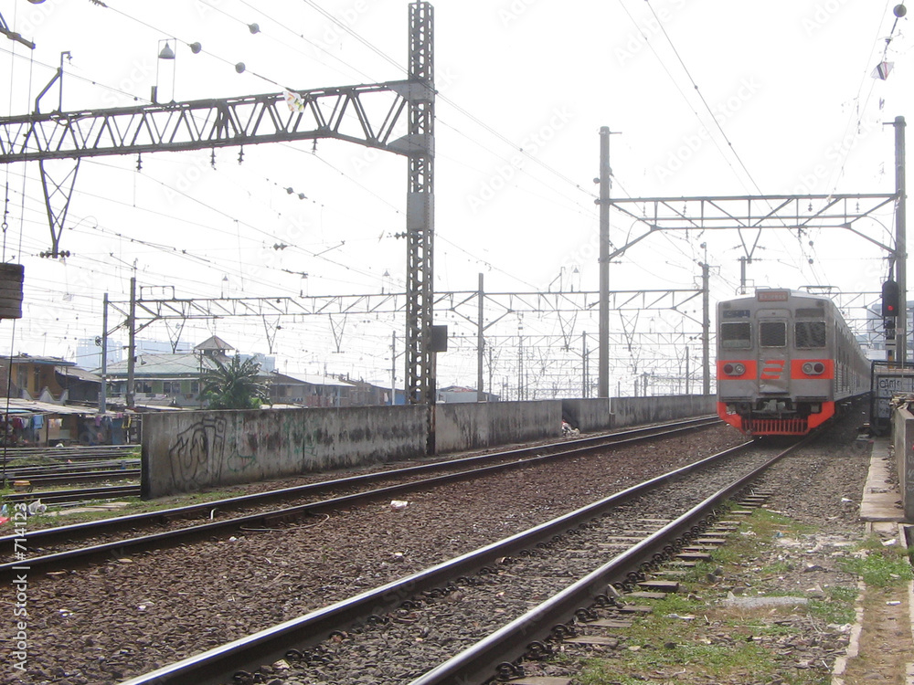 jakarta's electric train