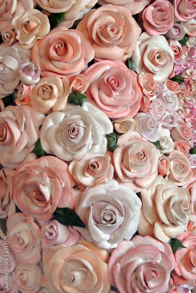 ceramic roses