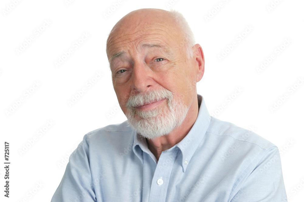 intelligent senior man intelligent senior man
