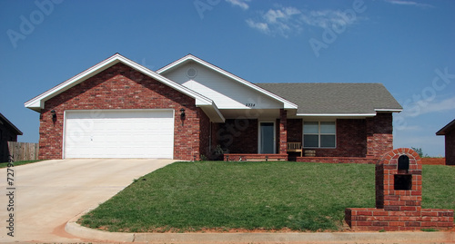 red brick house