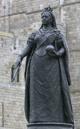 Vászonkép queen victoria statue