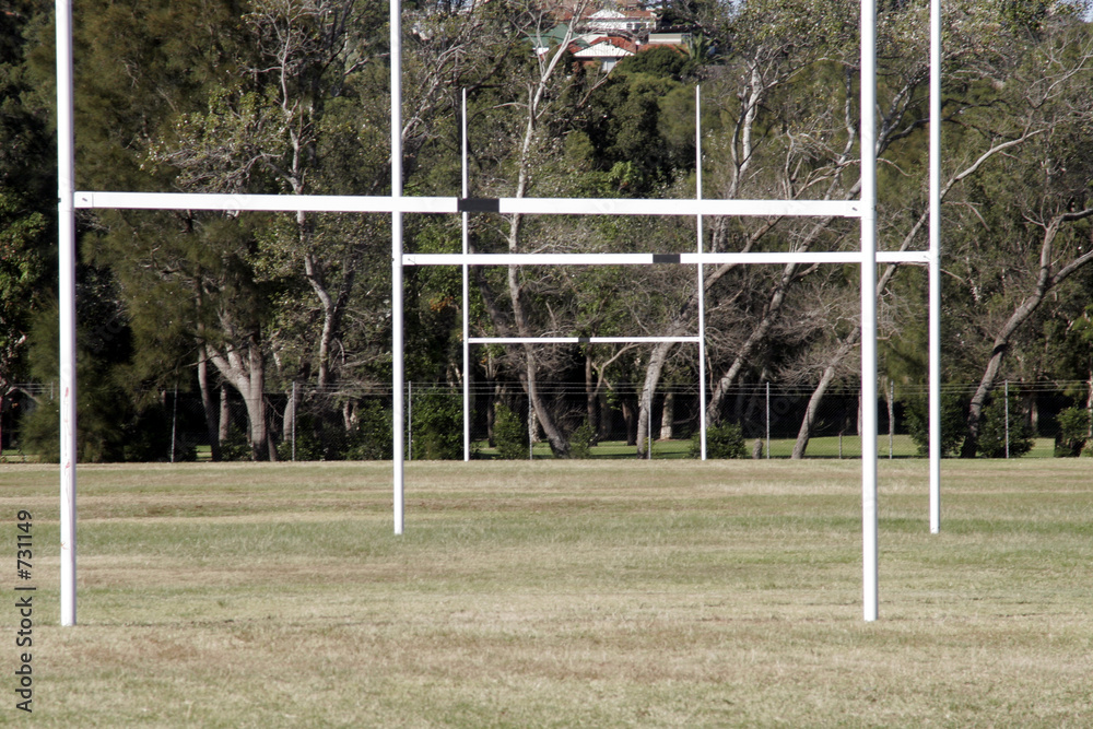 Fototapeta premium rugby field