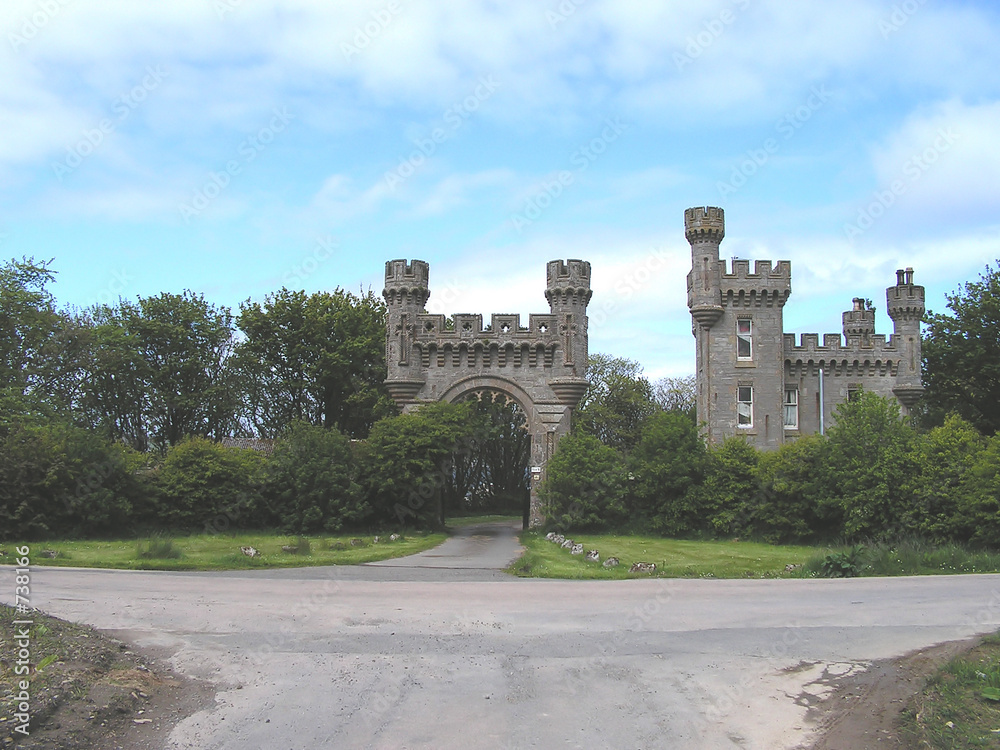 castle keep and gate