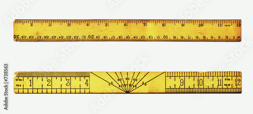 vintage rulers