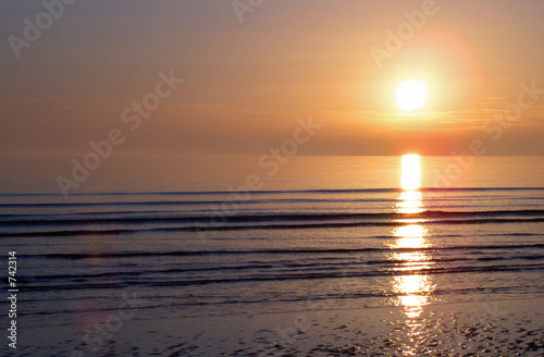 walney island sunset photo