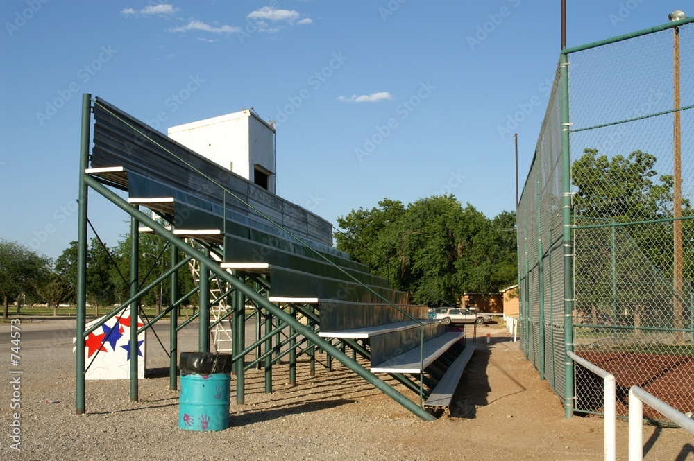 empty fan bleachers empty fan bleachers