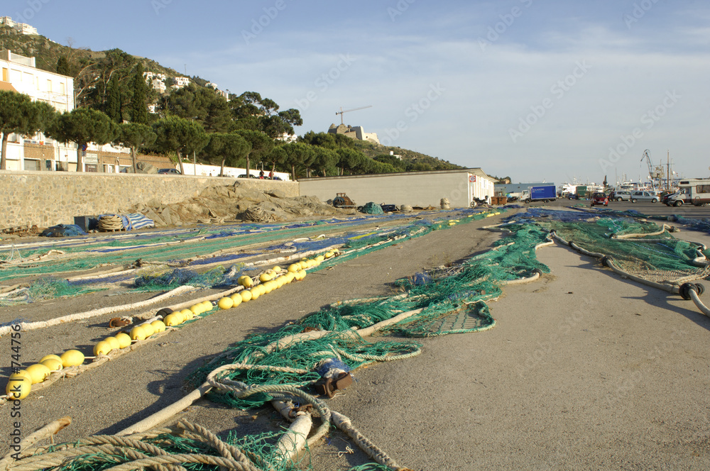 drying the nets