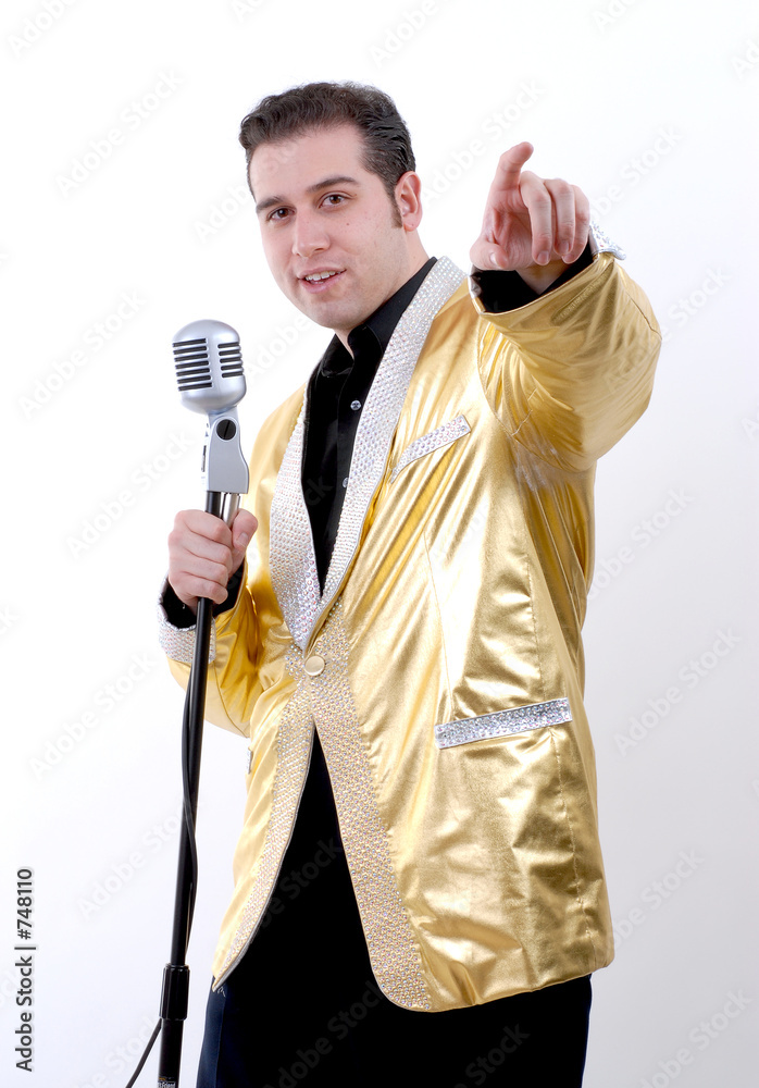 Φωτογραφία young elvis impersonator