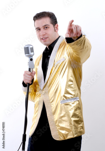 young elvis impersonator photo
