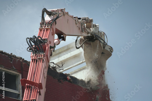 demolition of tower block