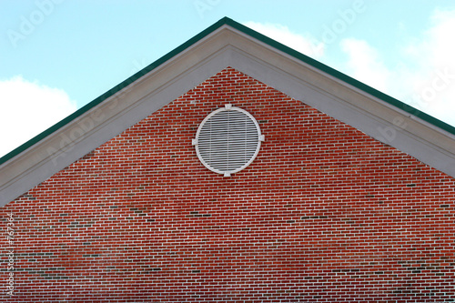 Obraz na plátne brick roofline