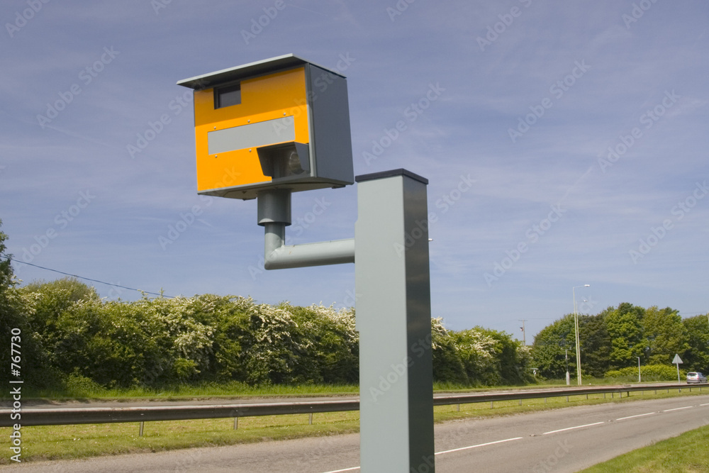 Foto road and speed camera