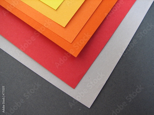 Photography colored paper