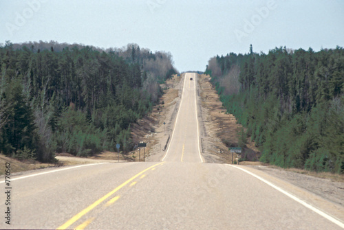 on the road