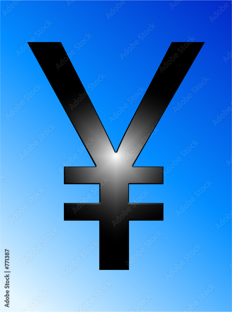 Obraz premium yen sign 37