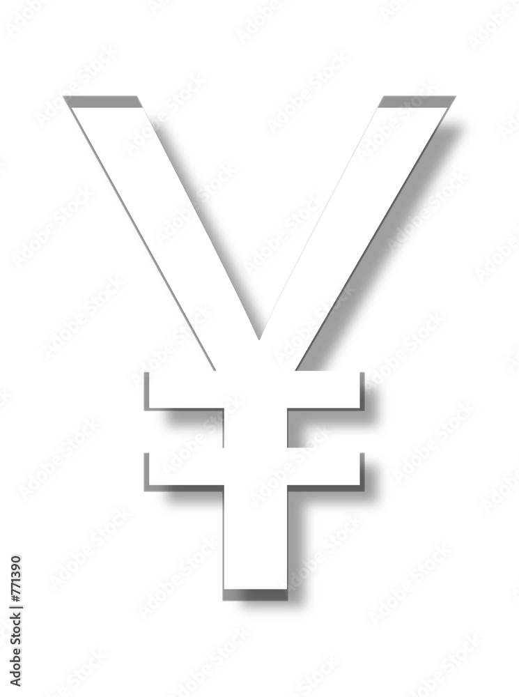 Obraz premium yen sign 39