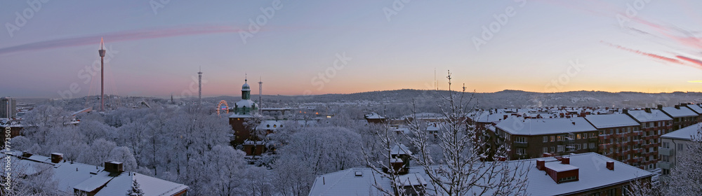 Obraz premium winter morning