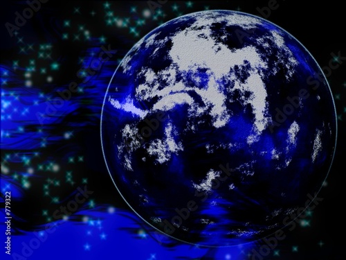 abstract planet