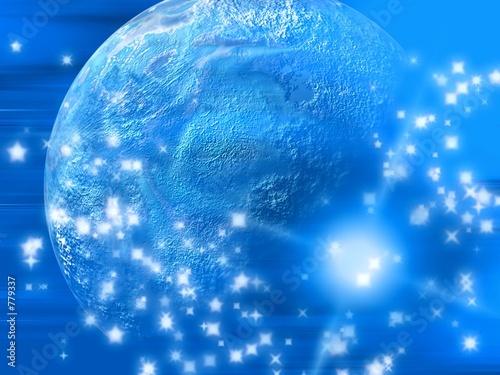 abstract planet