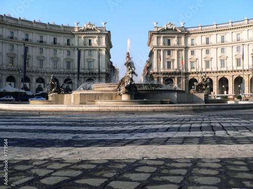 piazza della repubblica in rome photo