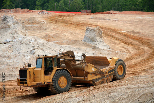 earth moving construction vehicle
